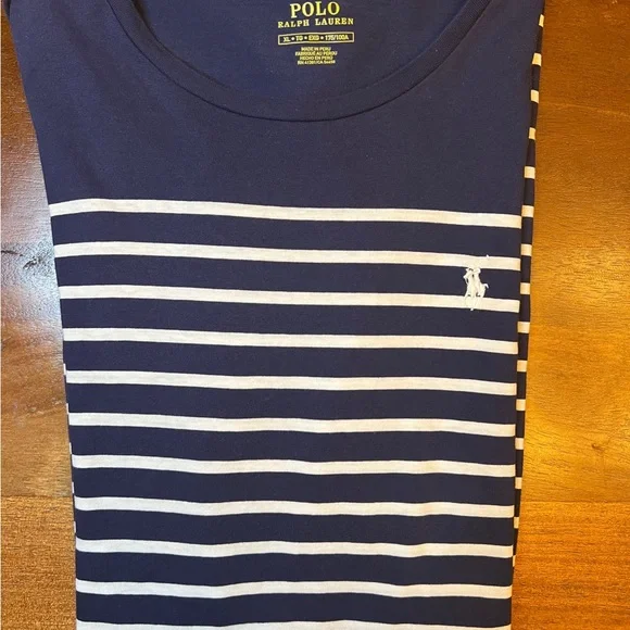 Polo Ralph Lauren Women's Size XL Striped T-Shirt Dress - Picture 5 of 5